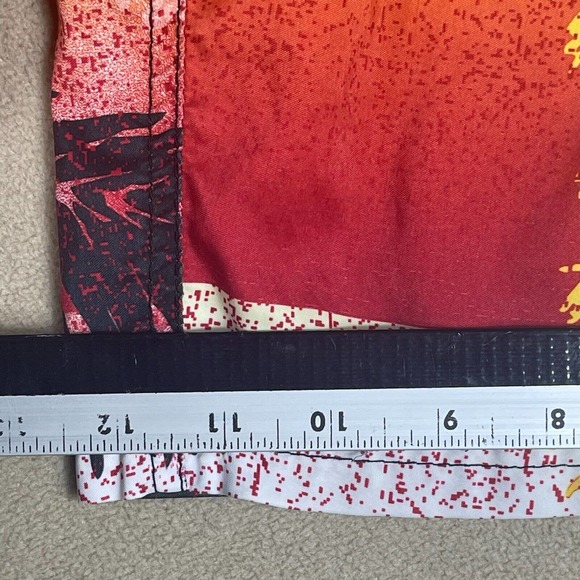 Captain Morgen Mens L Swim Trunk Drawstring Hawaiian Print Lined Relaxed Fit - Picture 7 of 11